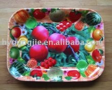 Plastic fruit plate