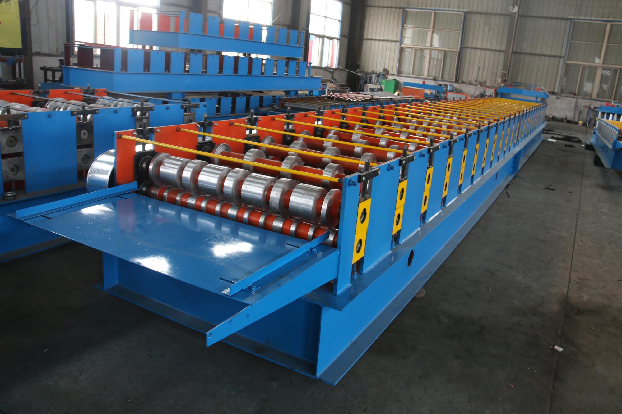 Galvanized Steel Sheet Floor Decking Panels Roll Forming Machine