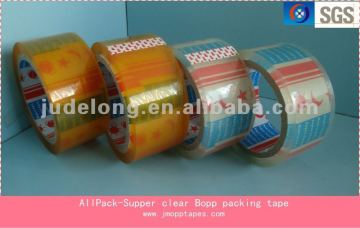 Super clear bopp packing tape