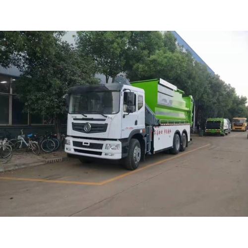 Dongfeng 6x4 Elevador Tipo Comprimido Caminhão De Lixo