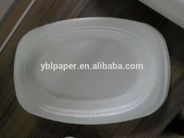 Disposable foam food plate