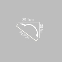 Big Size Polyurethane Decorative Crown Mouldings