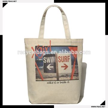 100% QC Eco-friendly printed leisure cotton bag