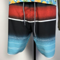 Boilnshorts de tiras a rayas multicolor