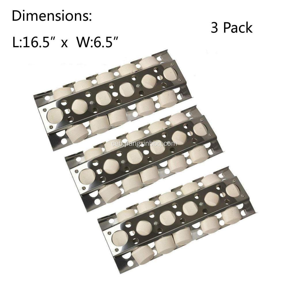 Mga Ceramic Briquette nga Adunay Stainless Steel Heat Plate