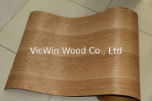 Sliced Natural American Cherry Wood Veneer Rolls With Fleece Backed