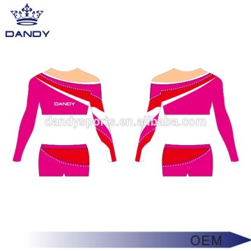 Custom Cheses Stripes Girls Cheer ชุดแต่งกาย