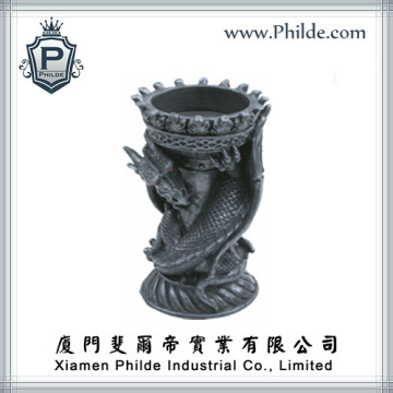 Polyresin Dragon Candle Holder