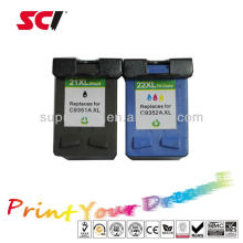 compatible ink cartridge 22xl for HP Deskjet 3940 HP PSC 1400 All-in-One Series HP 1250 Fax Deskjet D1400 D2330 D2360