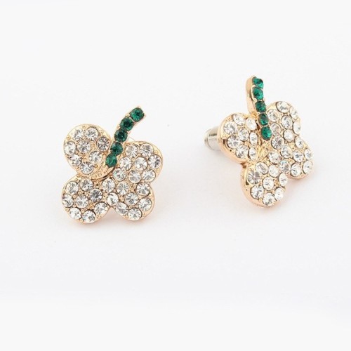 Good design fashion apple style delicate earring clasp wholesale