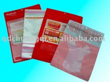 plastic underwear packaging bag with ziplock top