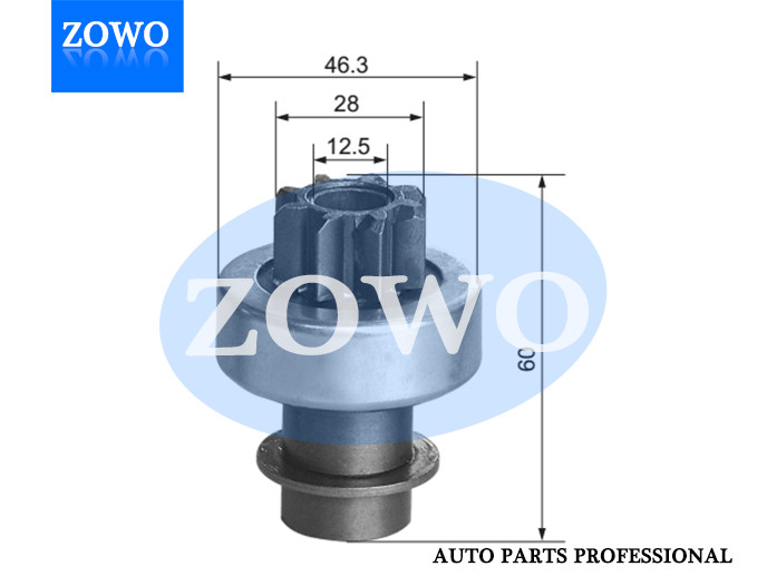 54 8148 Starter Bendix 8t Hitachi