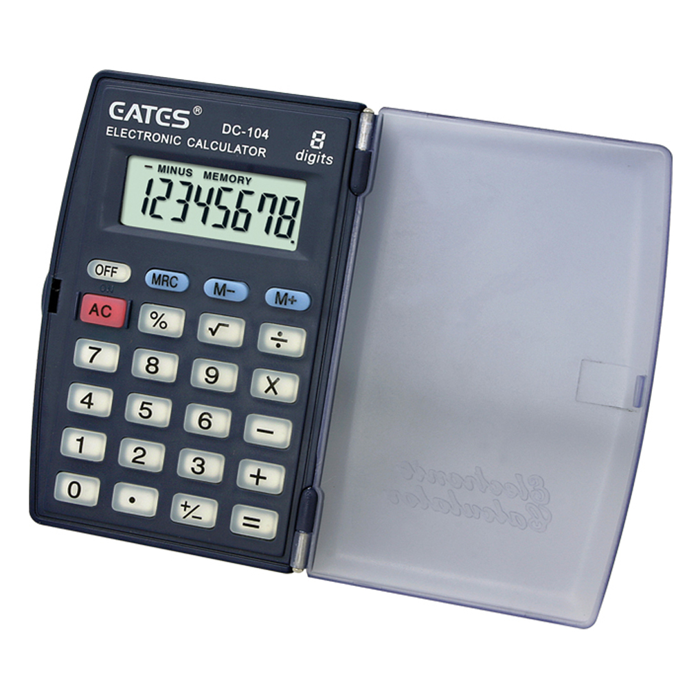 8 Digits Electronic Calculator Button Cell Battery Power Promotional Pocket Calculator