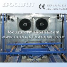 Ice flake automatic raked ice storage