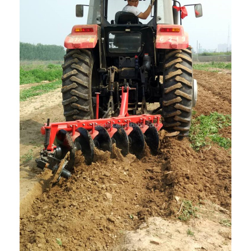 2 discs walking tractor mounted plough