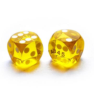 DICON DICE PROFESSIONNELLE PROFESSION CORN ROND 9/16 &quot;(14,3 mm) avec numéro de série aléatoire, Dice de coupe de précision 14,3 mm