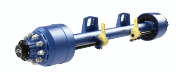 Low loader axle trailer