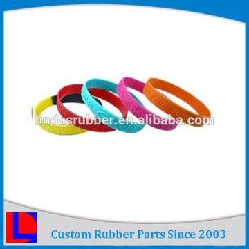 Cheap custom personalized silicone bracelets