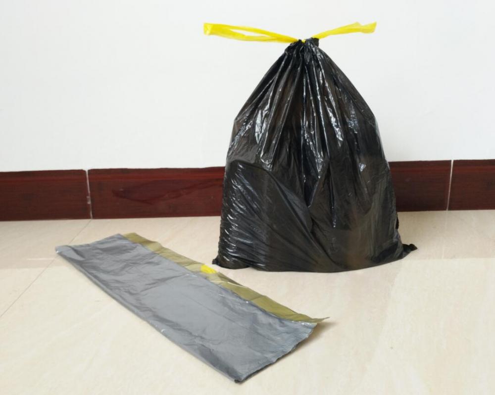 Drawstring Poly Garbage Bag Drawstring