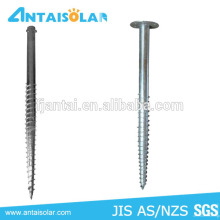Galvanized steel screw pile for solar Mount