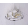 Silver Wall Mounted Corner Shower Organizer