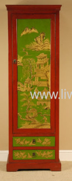 Antique Painted Shoe Cabinet?