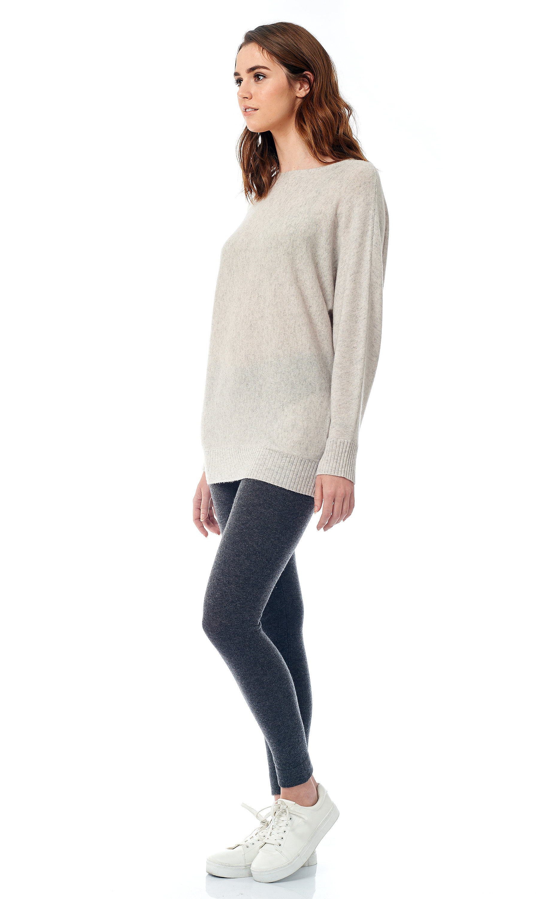 welt knit pullover side look