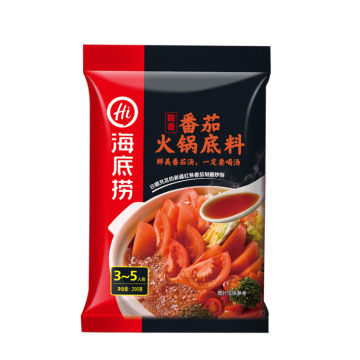 Chinese Traditional Flavor Convenient Tomato Hotpot Base Clear Soup Base