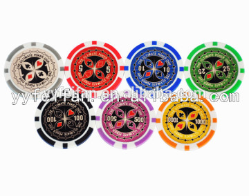 THE ULTIMATE poker chips,laser sticker poker chips
