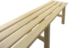 Be-Wood bench 150 milky wood