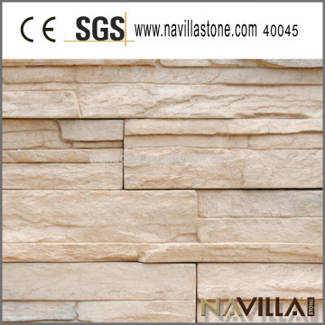 Promotional manufactured stone veneer for office building decor