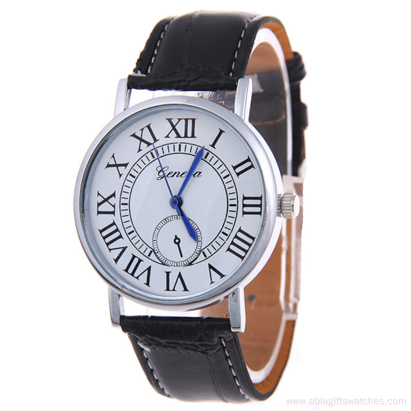 2016 Fashion Women Leather Wrist Quartz Watch