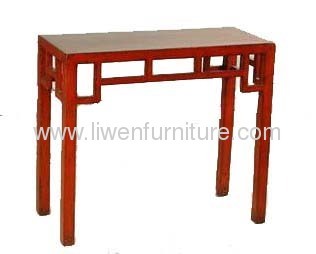 Old Red Altar Table 