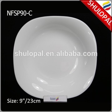 Heat resistant opal glassware Sqaure Soup Plate