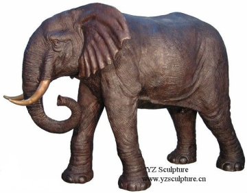 Elephant Metal Sculpture(BAS-G003)