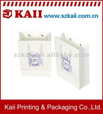 luxury bag paper with glossy lamination