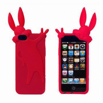 Silicone cases for iPhone 5, protect the mobile phone from dirt, scratch and bumps