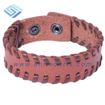 wholesale leather engravable bracelets