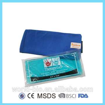 Health care product flexible gel ice pack for injuries