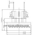 Motor AC úmido-seco para aspirador de pó monofásico