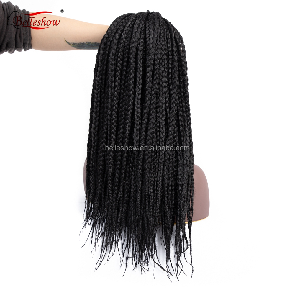 Hot sell box braids hair synthetic hair waves crochet box braids two tone expression for box braids