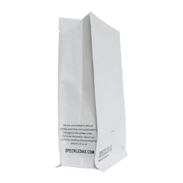 Custom Print Food Coffee White Kraft Box Pouch