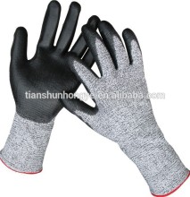 13G Gauntlet HPPE Cut Resistant PU Gloves