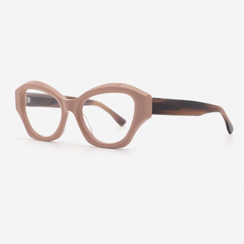 Irregular Cat's Eye Shape Acetate Women's Optical Frames 23A3186