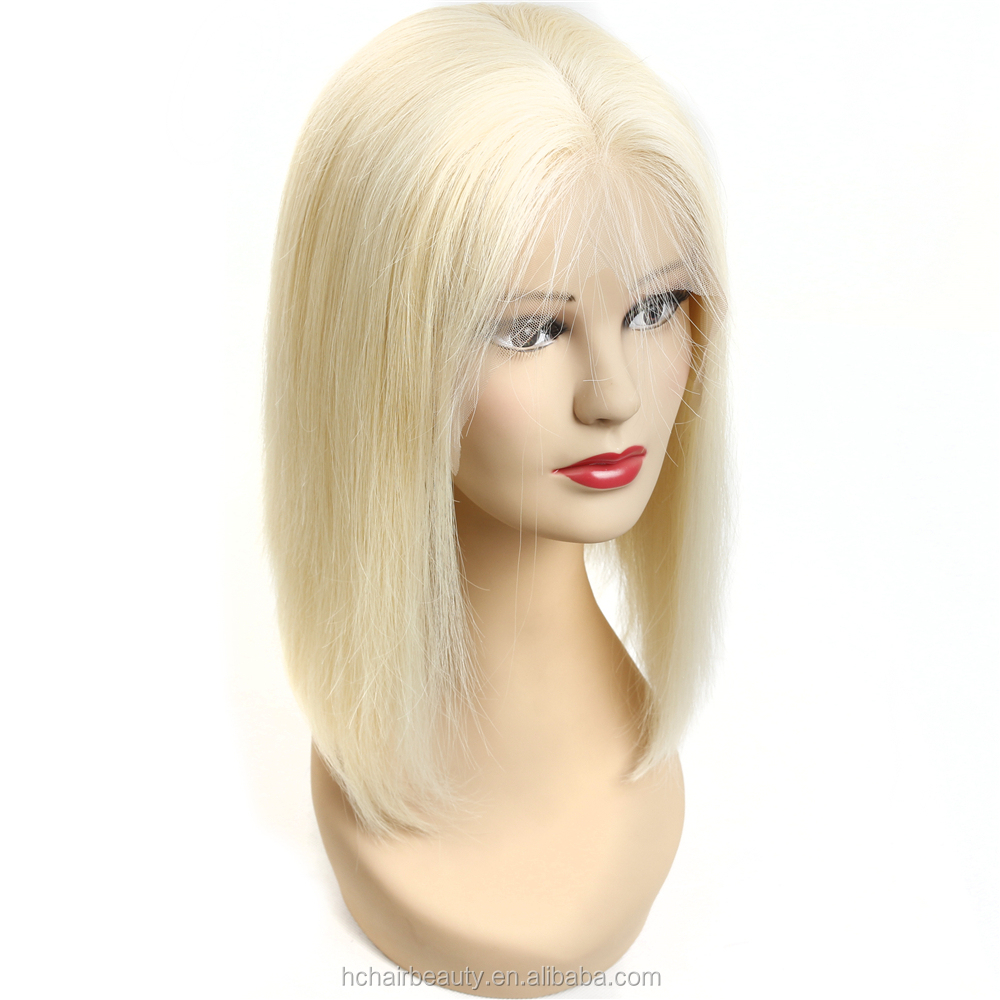 613 blonde 13x4 deep part lace frontal bob wigs brazilian virgin human hair lace frontal short bob wigs 613 blonde bob wig
