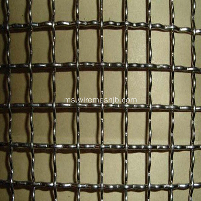 Mesh Wire Crimped Dengan Bahan Stainless Steel