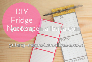 magnetic notepad with magnetic pen