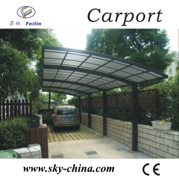 Polycarbonate and aluminum carport prefab steel frame carport carport