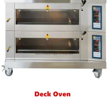 Hot Sale Double Deck Double Tray Gas Bread Oven