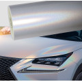 Glanz Rainbow Laser White Car Wrap Vinyl